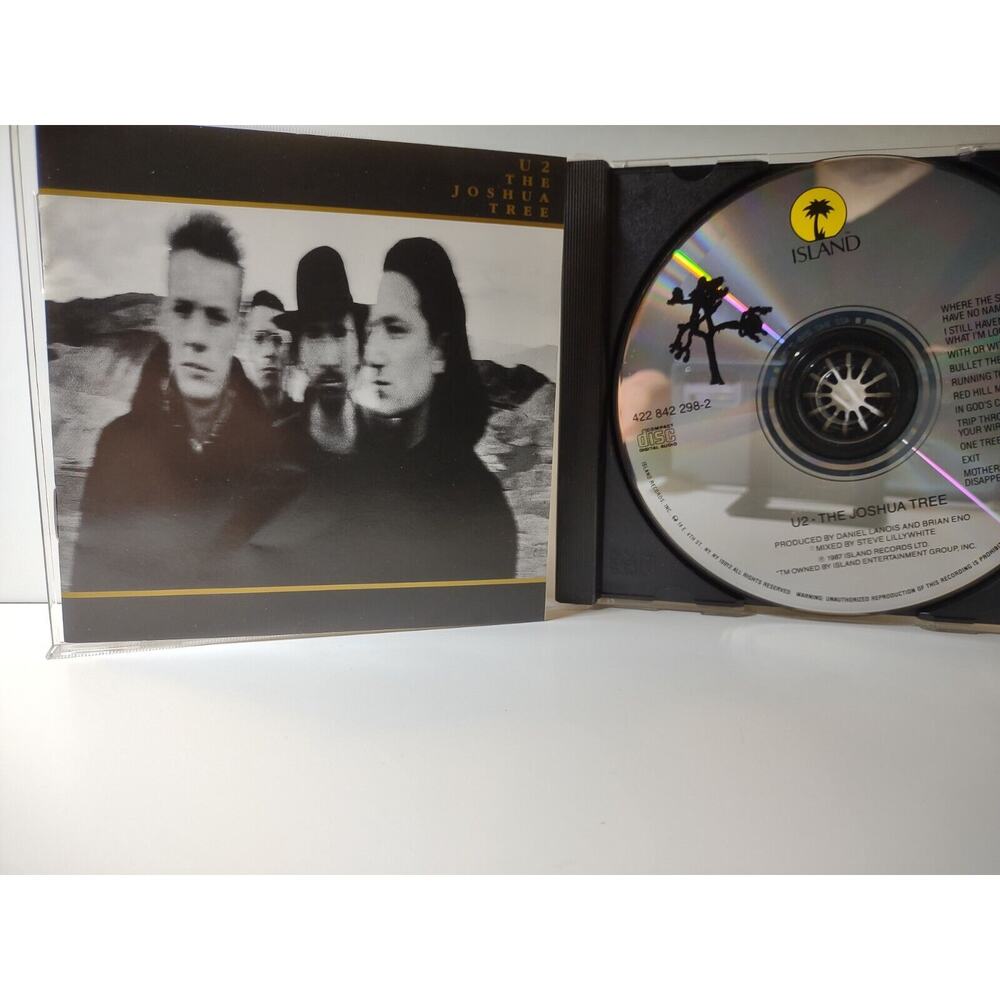 U2 The Joshua Tree 1987 CD Album Pop Rock Hits Island